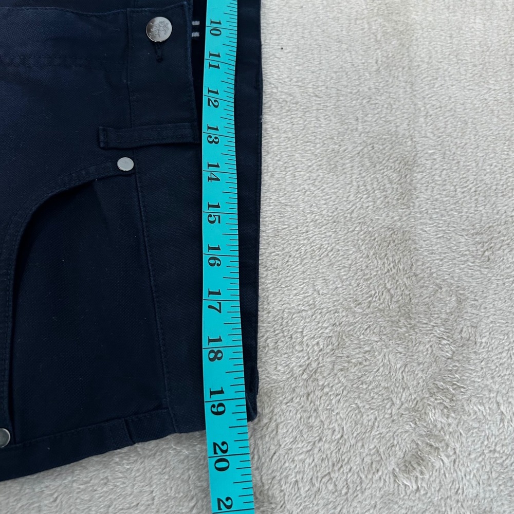 NWT Hart Schaffner Marx Flat Front Pants Mens 38 X 30 Navy Blue Casual Chino - Picture 8 of 10